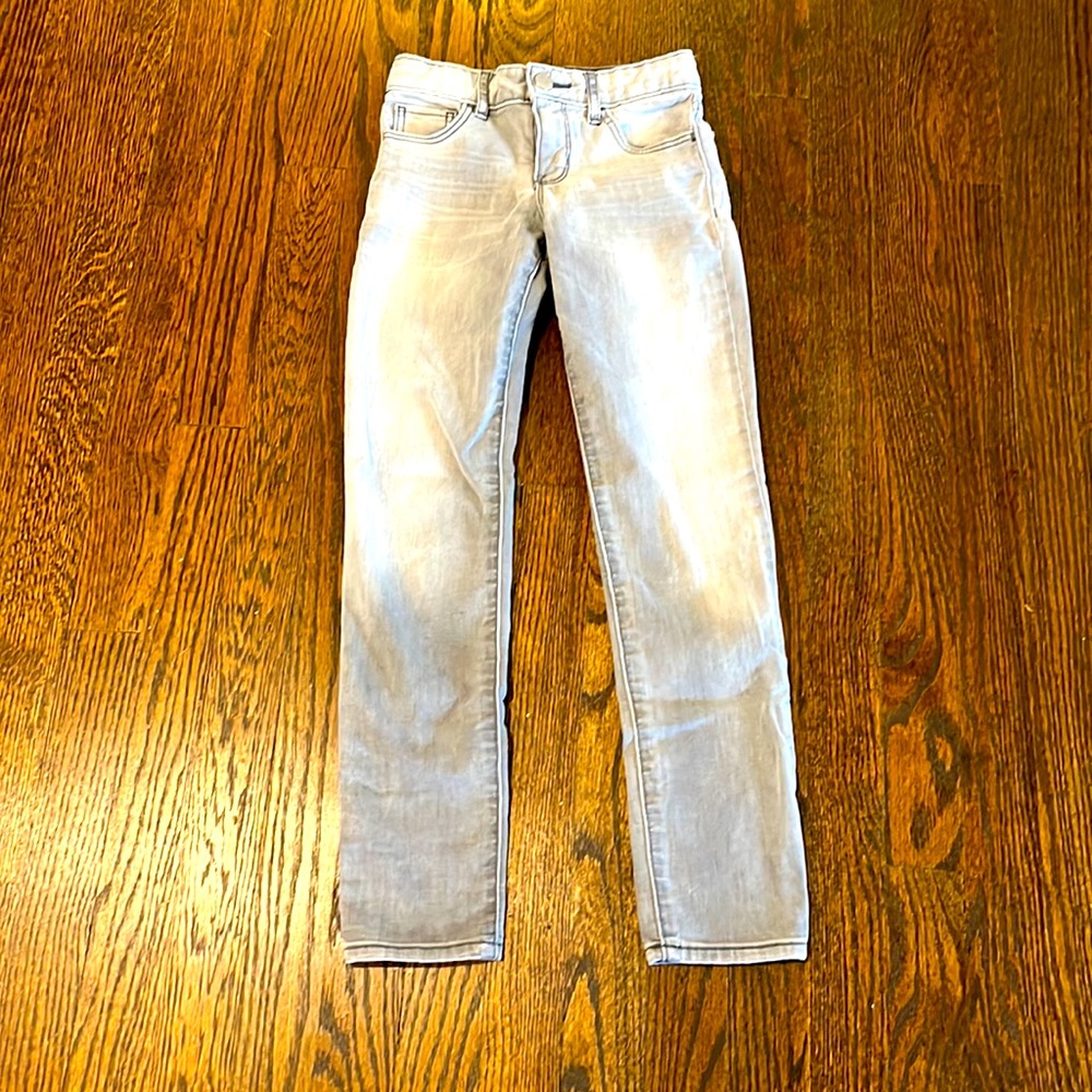 GapKids super skinny gray jeans.  Size 8 slim.